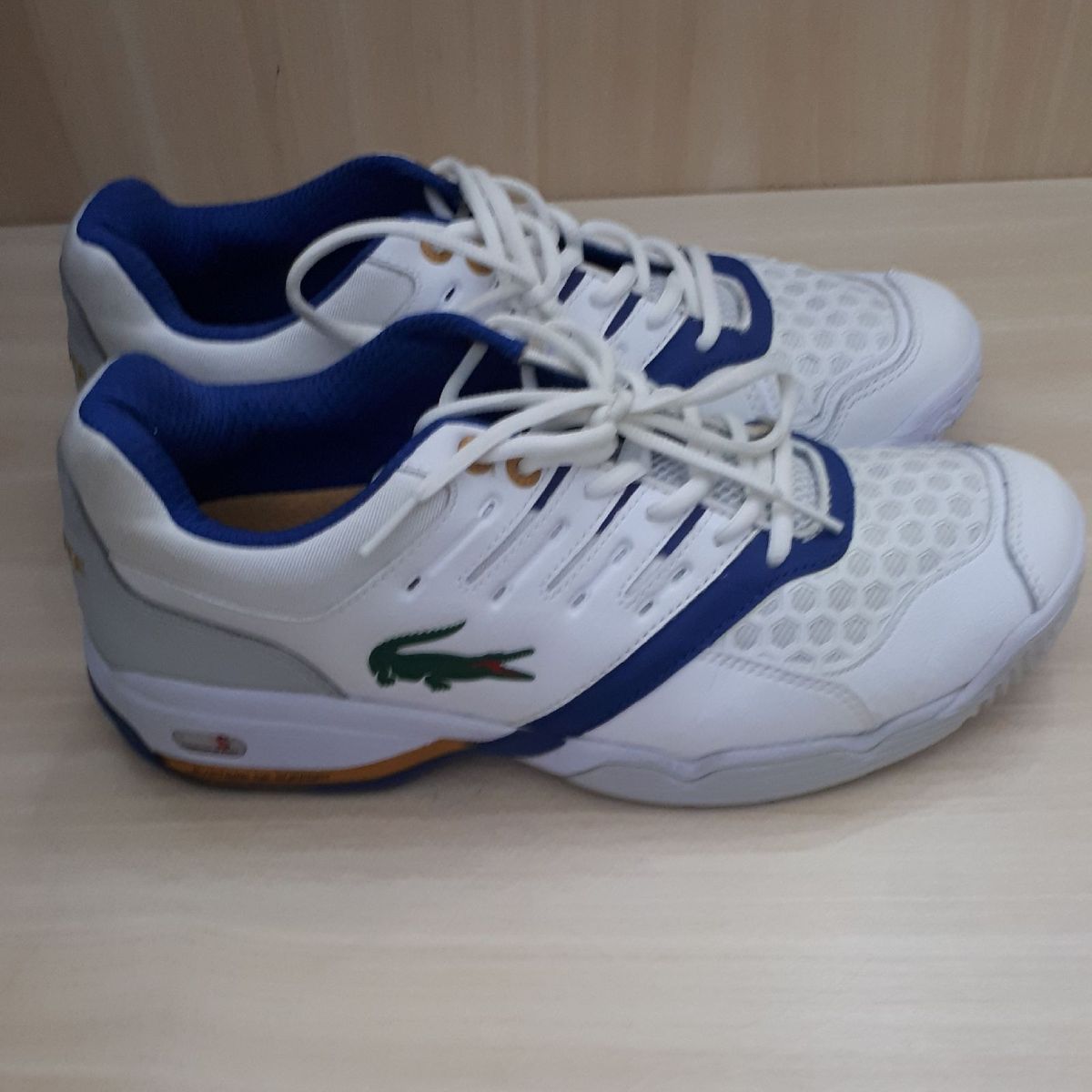 lacoste repel masculino branco e verde