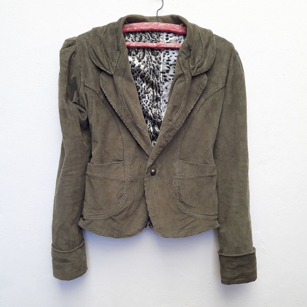 casaco veludo feminino