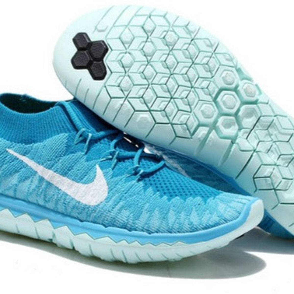 Nike free feminino clearance azul e verde