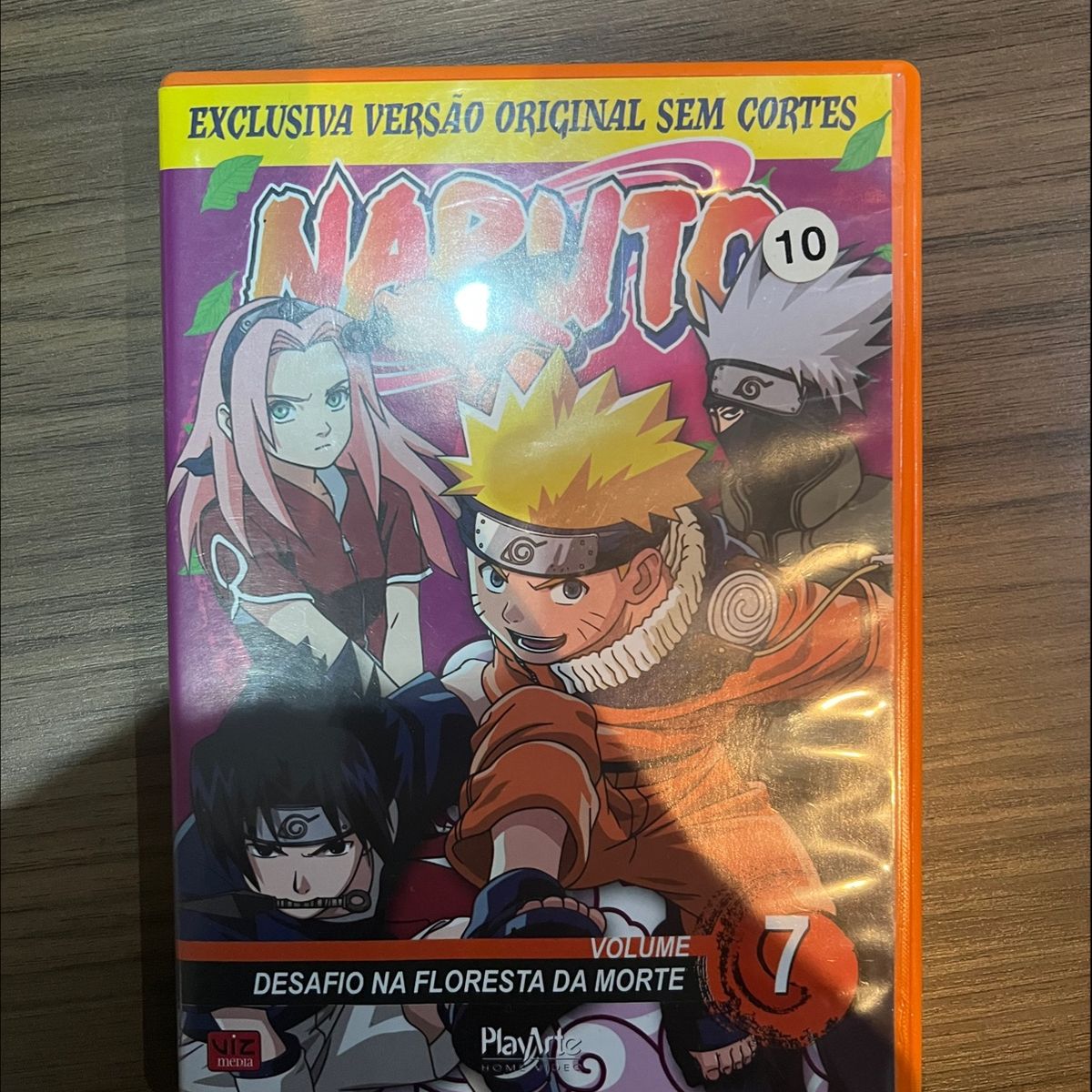 Dvd Naruto Volume 7 Desafio Na Floresta da Morte | Dvd Usado