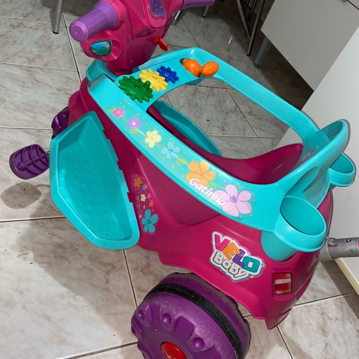 Triciclo Infantil Bandeirante Passeio e Pedal Velobaby - Artigos infantis -  Jardim, Santo André 1252419807