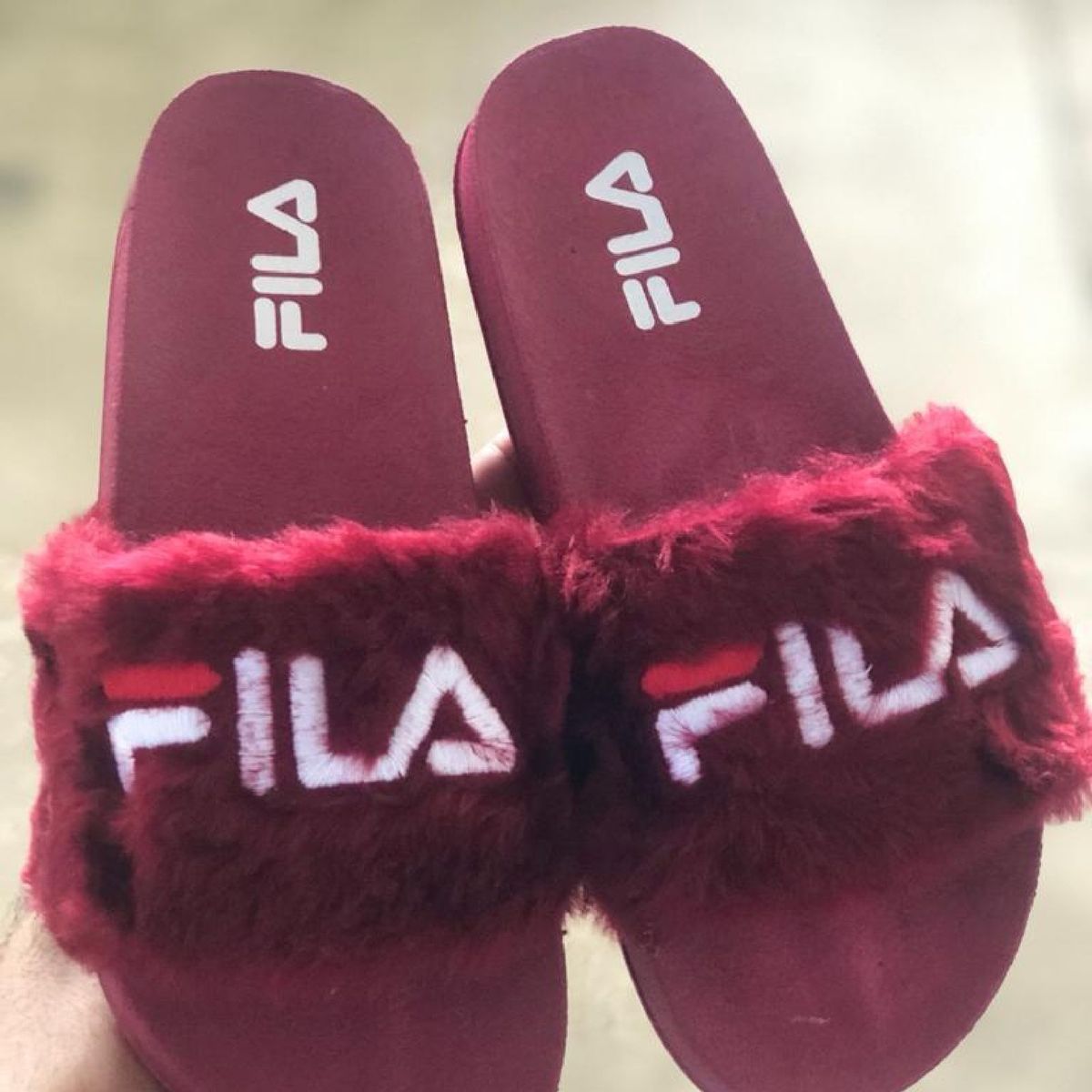 chinelinho da puma com pelinho