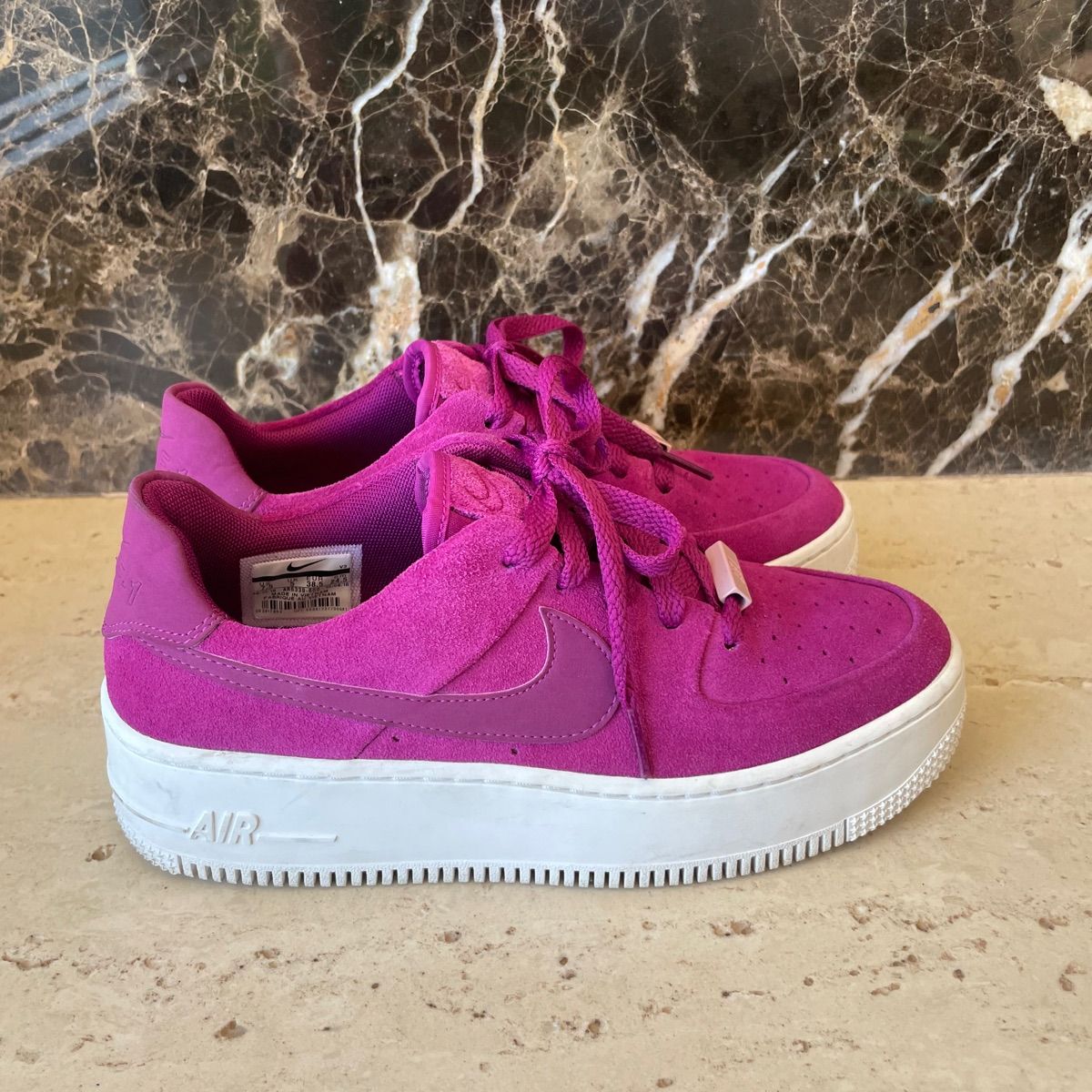 Nike air force 1 sage low sneakers in hot sale berry