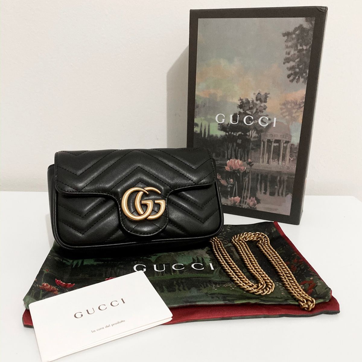 Bolsa Gucci Marmont Canvas - Small, Bolsa de Ombro Feminina Gucci Usado  84222905