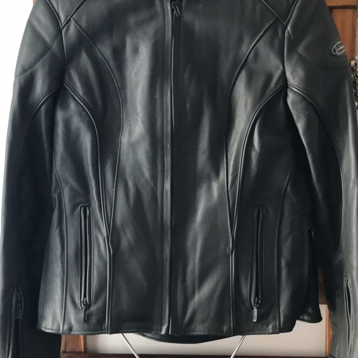 jaqueta de couro lumica