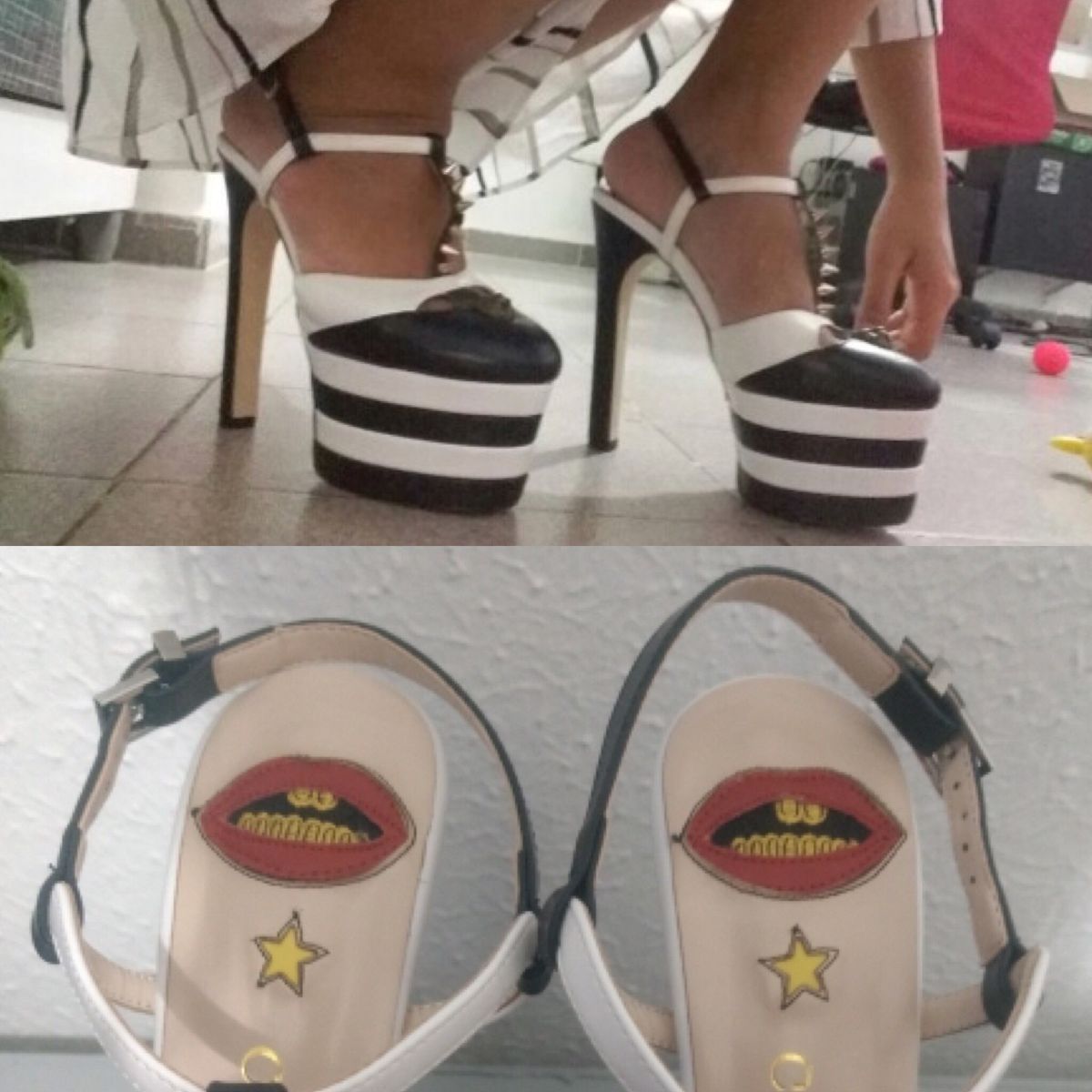 sapato gucci plataforma