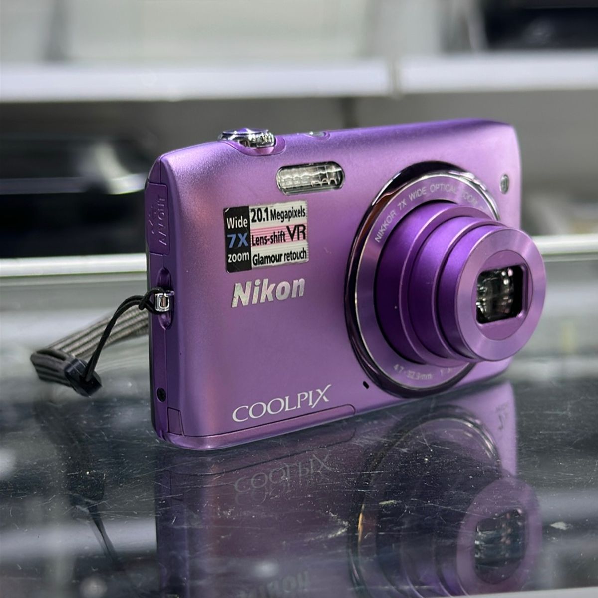 Cybershot Câmera Digital Coolpix S3500 Nikon 20.1 Megapixels Roxa