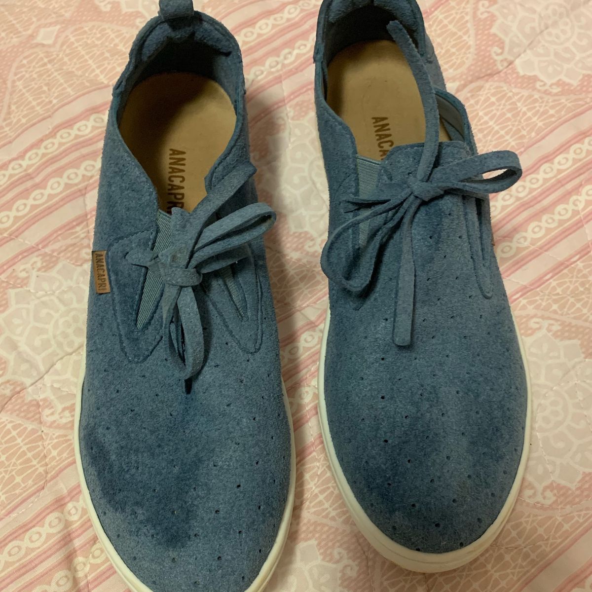 tenis anacapri camurça