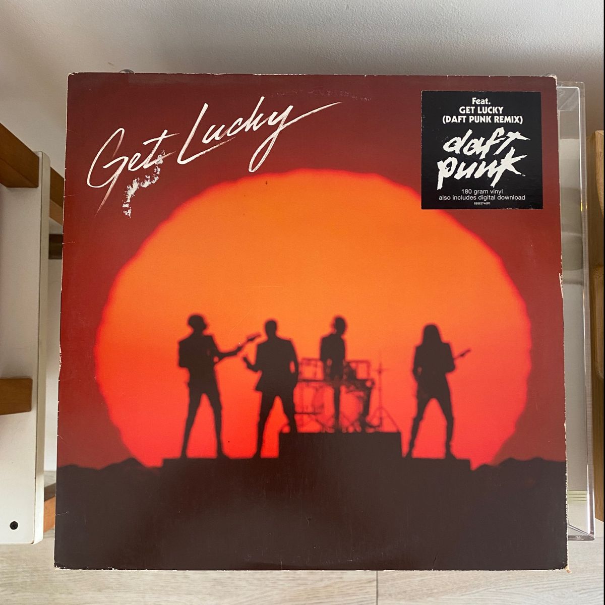 中古 極美品　12inch LUCKY GET DAFT PUNK /