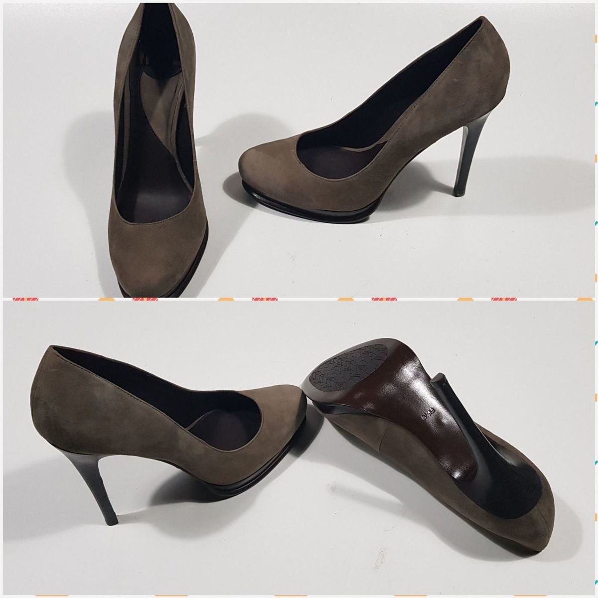 scarpin com bico redondo