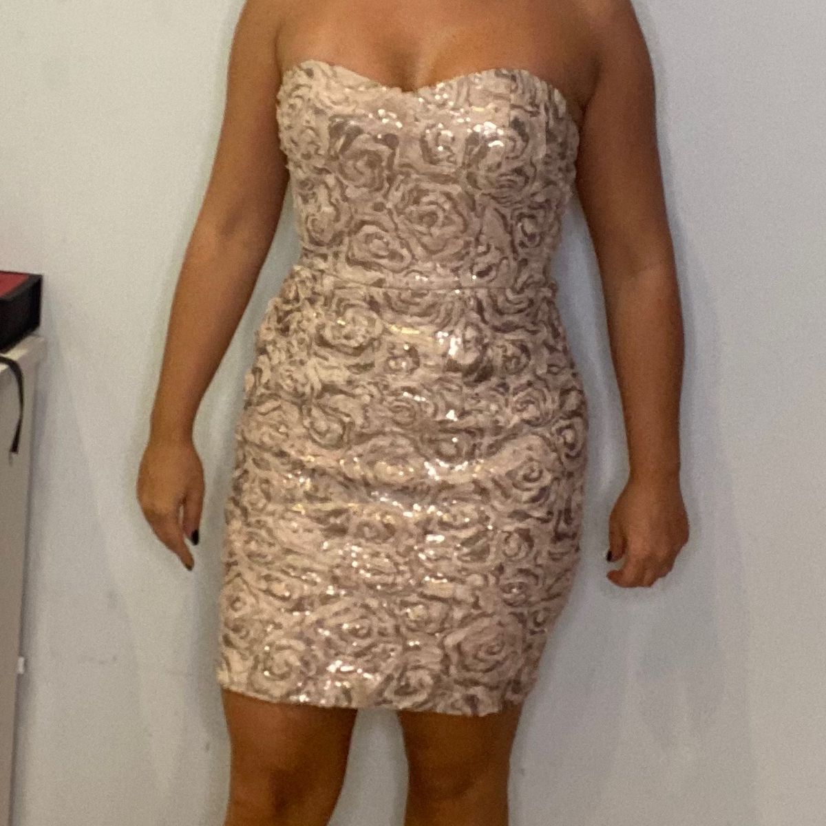 Vestido P Noite, Vestido Feminino Mestre Kim Usado 86183989