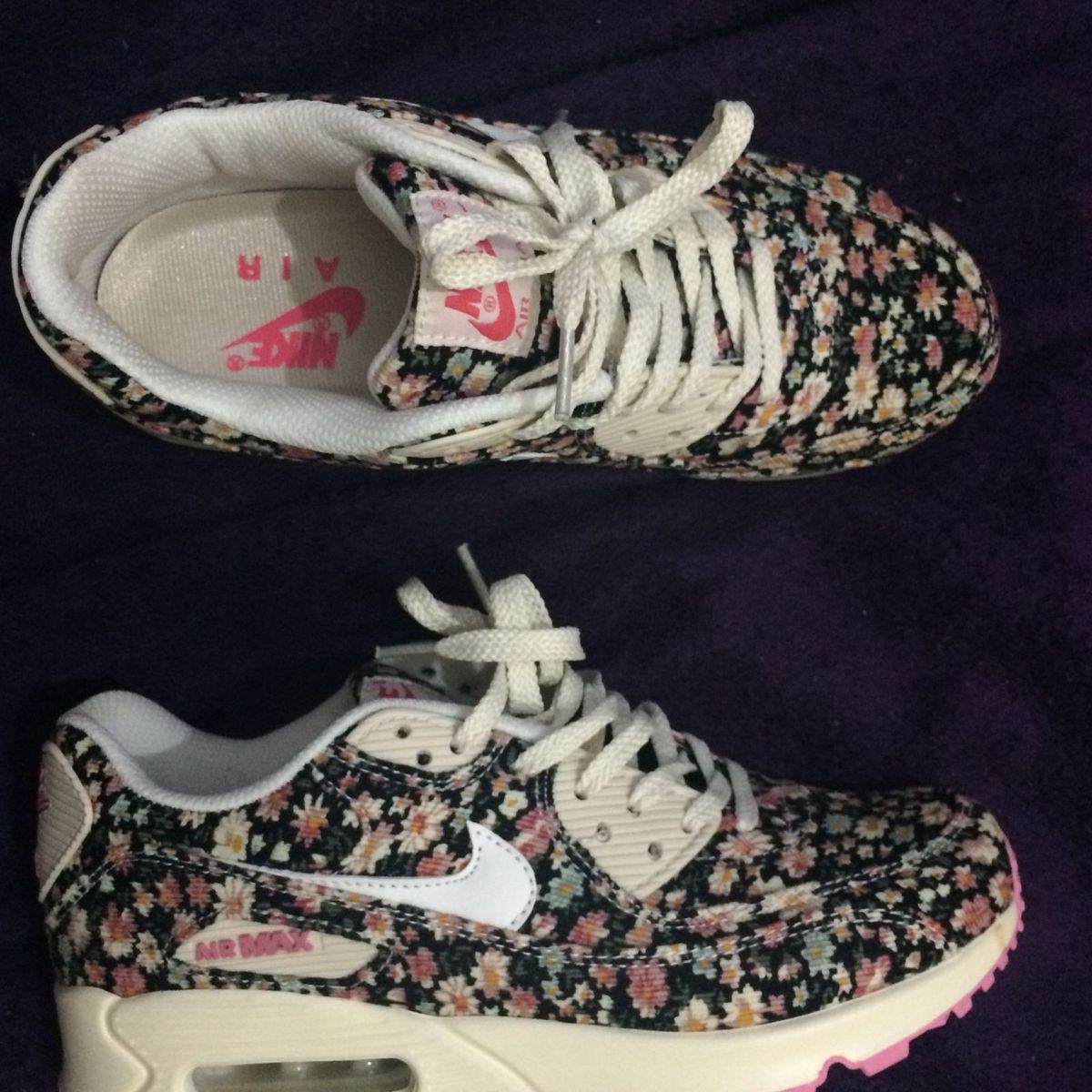 air max 90 florido feminino