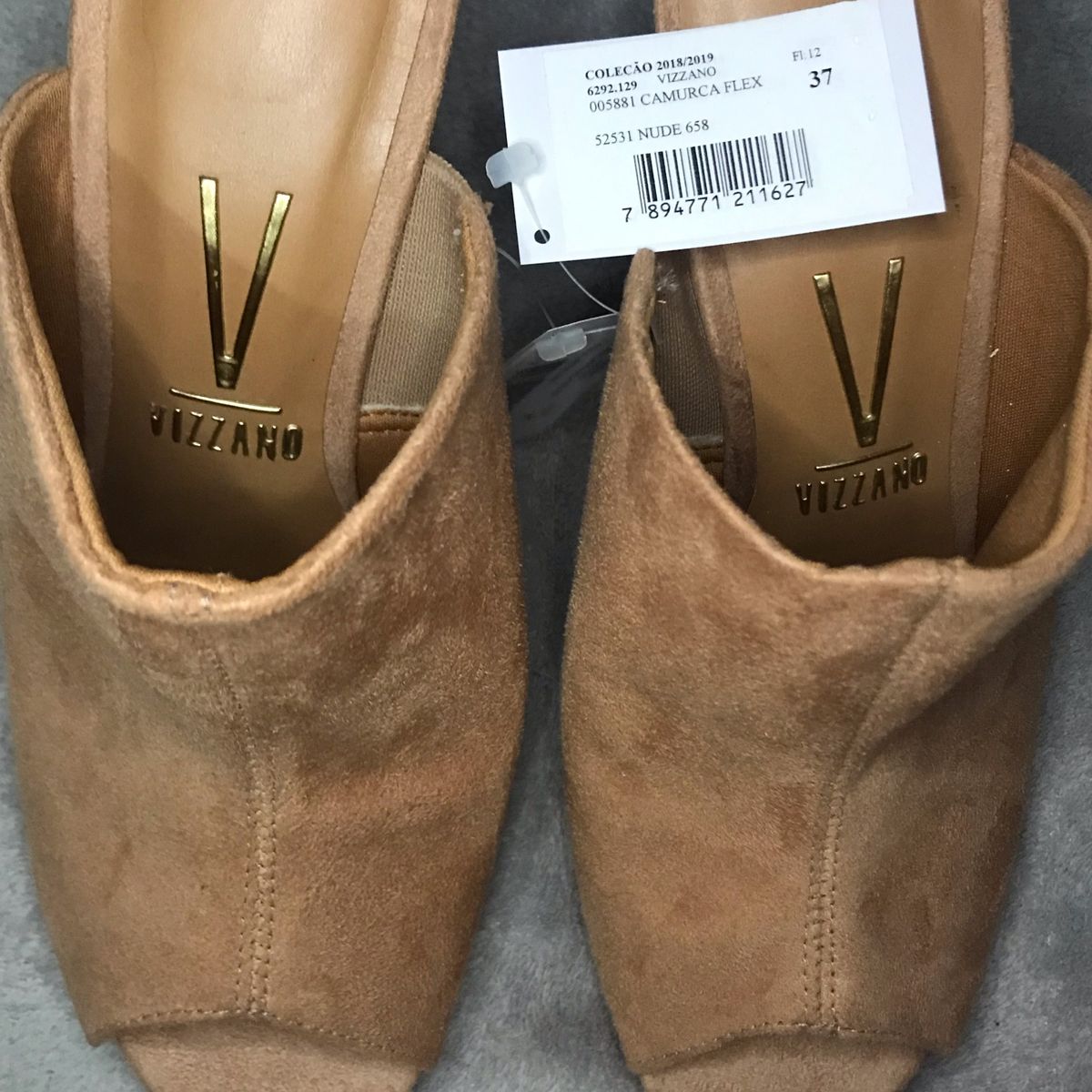 bota meia acetinada vizzano