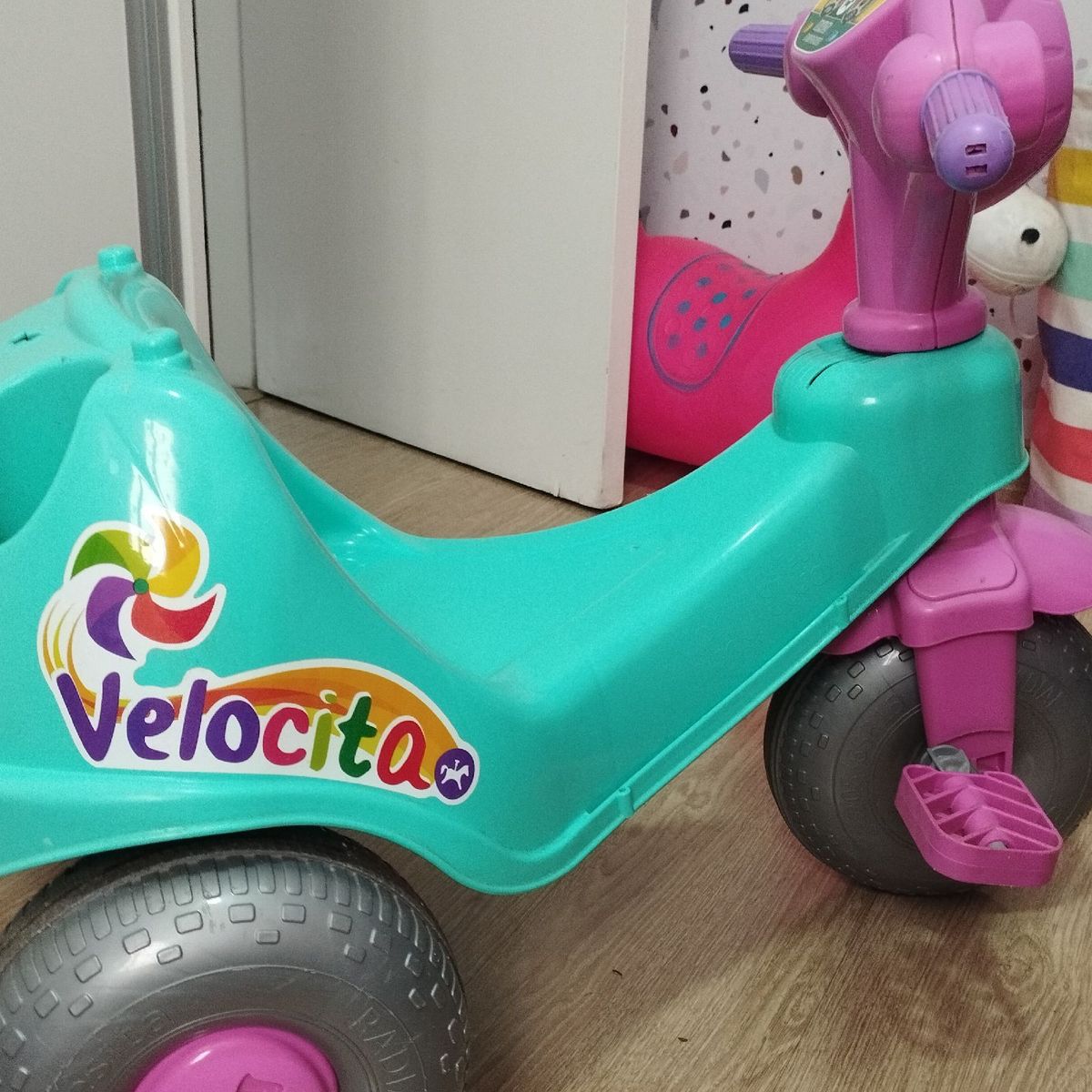 Carrinho Triciclo Infantil Passeio Velocita Calesita | Brinquedo para Bebês  Calesita Usado 35427689 | enjoei