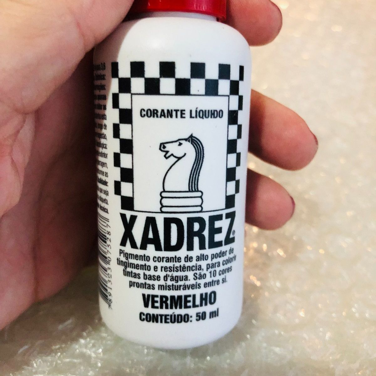 Corante Liquido xadrez Vermelho 50ml