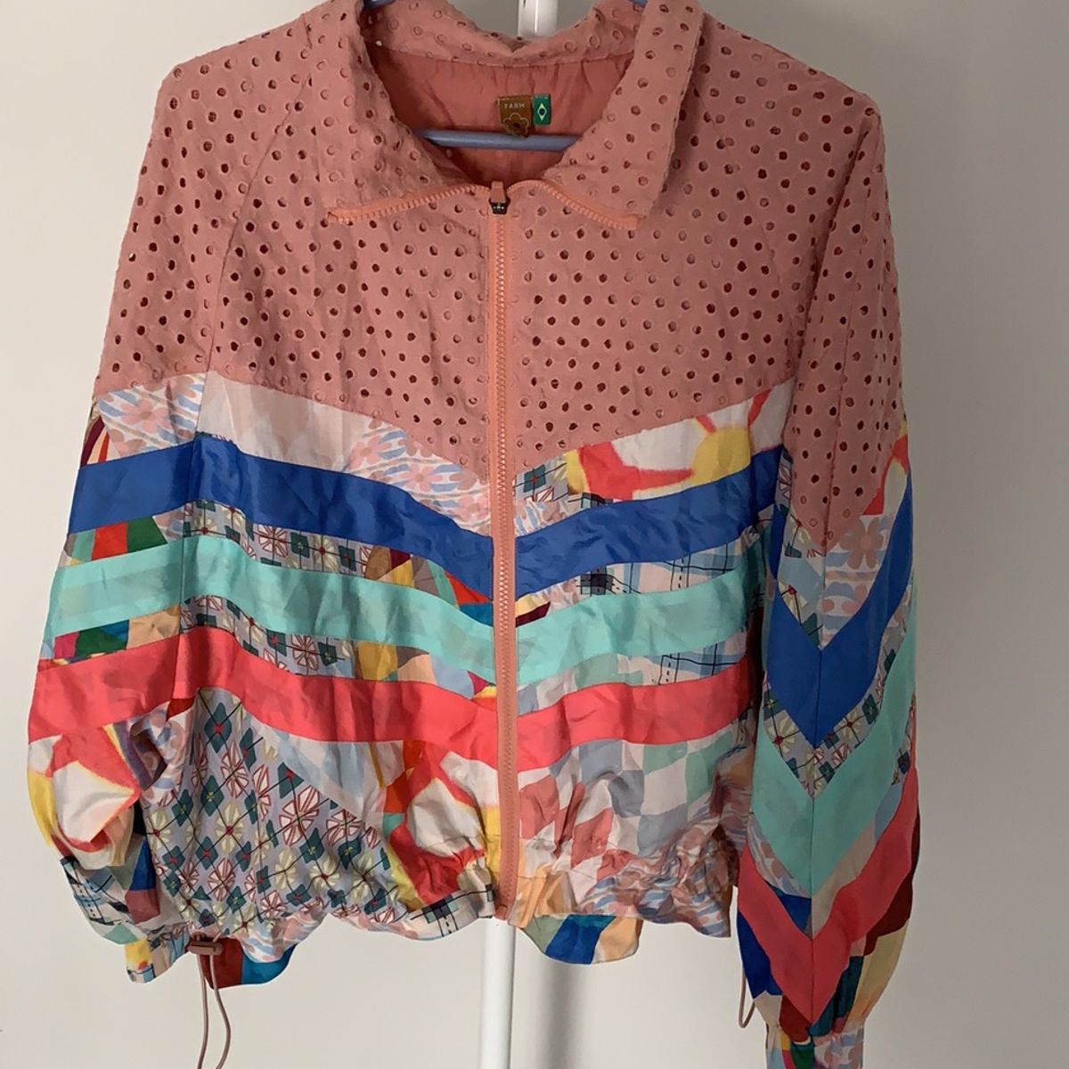 jaqueta corta vento farm