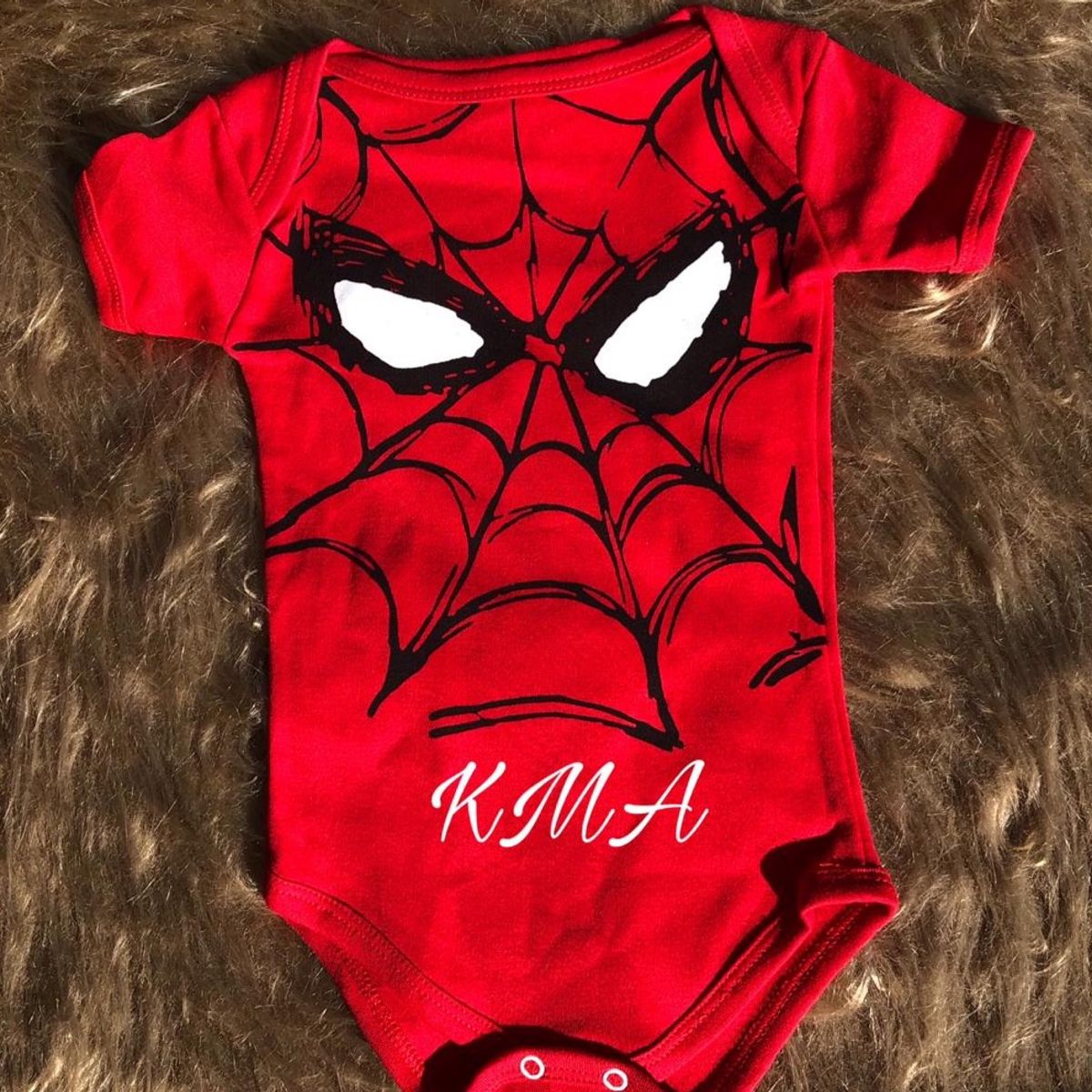 Body Bebê Homem Aranha Tamanho G | Roupa Infantil para Bebê Nunca Usado  45398818 | enjoei