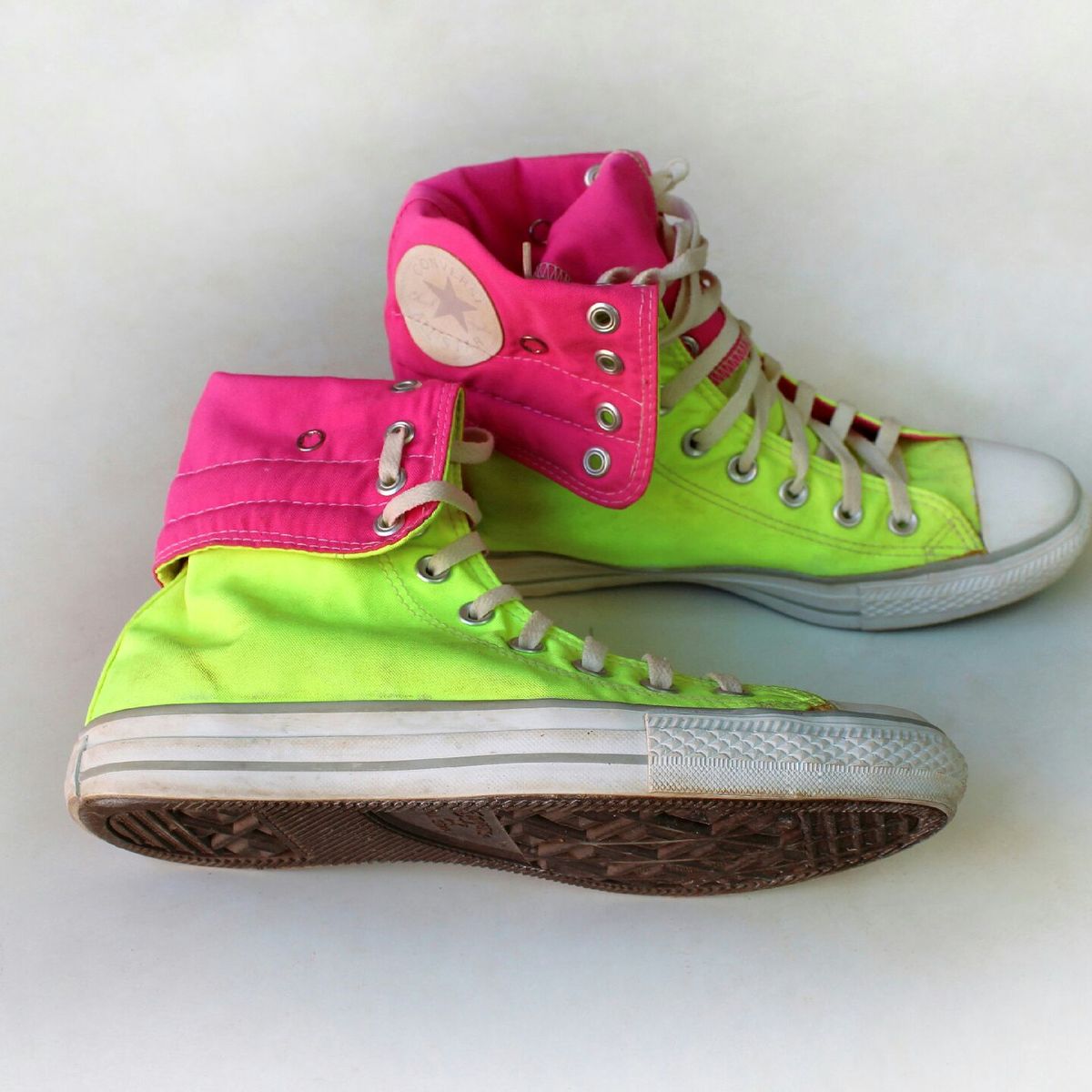 all star neon rosa