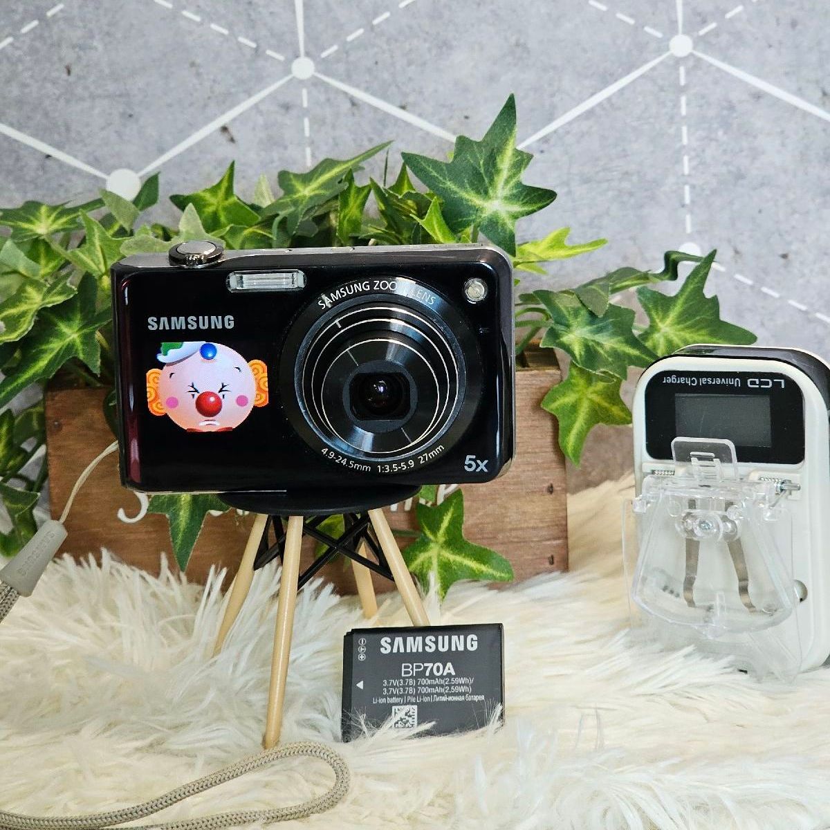 コンデジ 5倍ズーム Samsung デジカメラ VLUU PL150