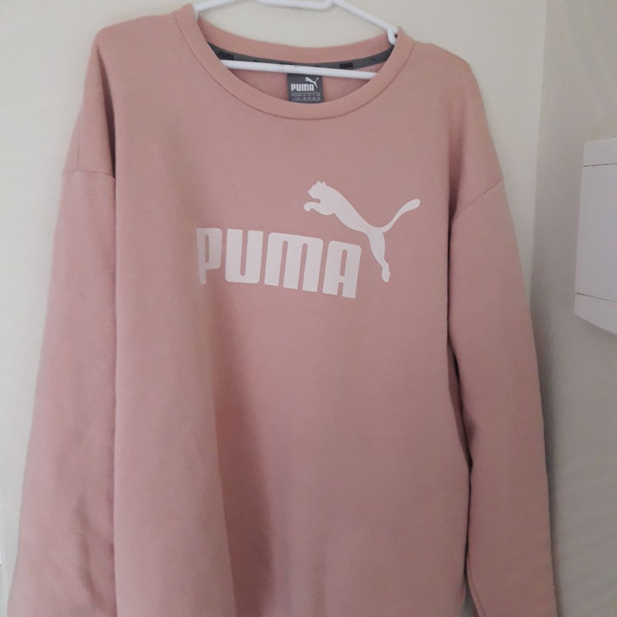 moletom da puma rosa