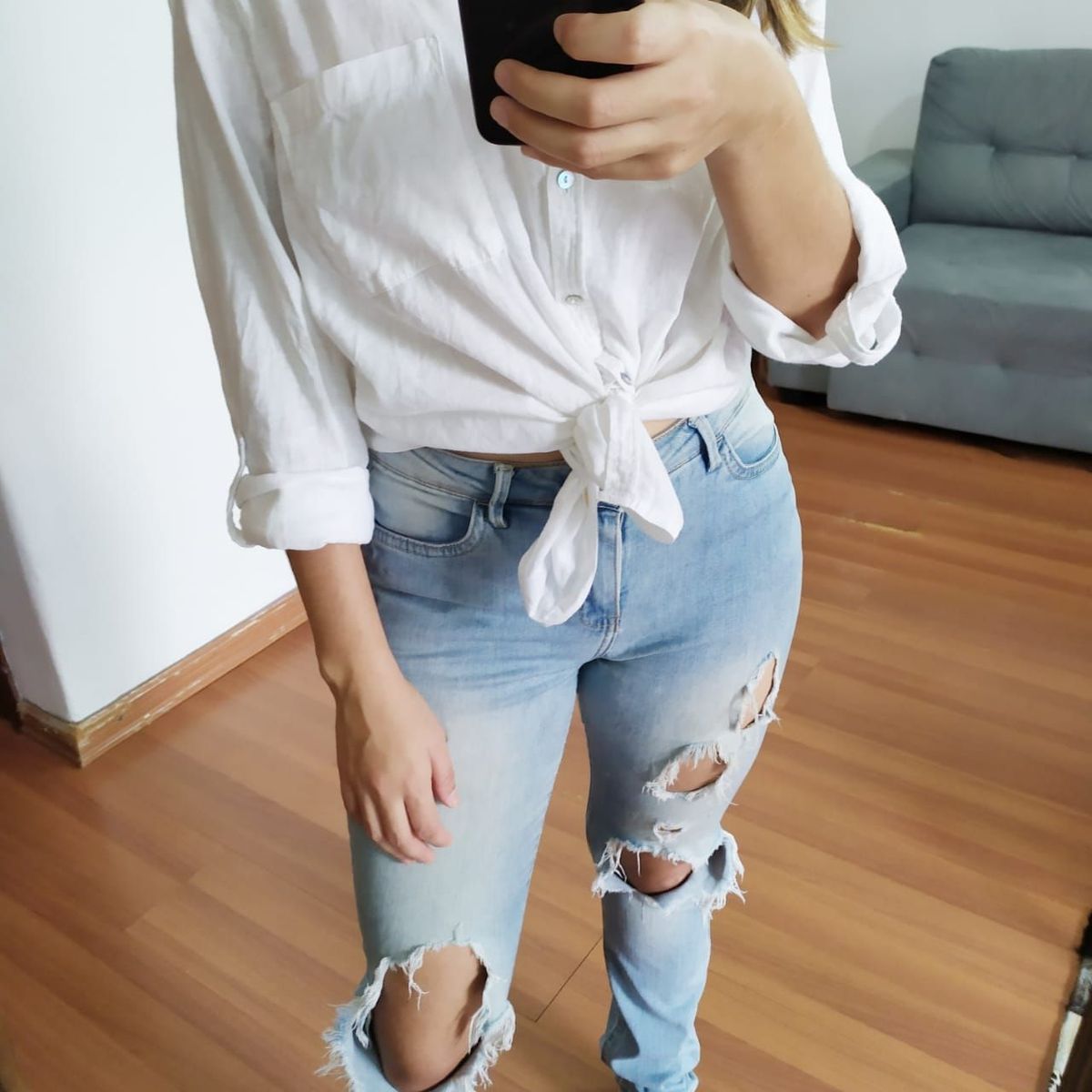 calça jeans branca feminina riachuelo