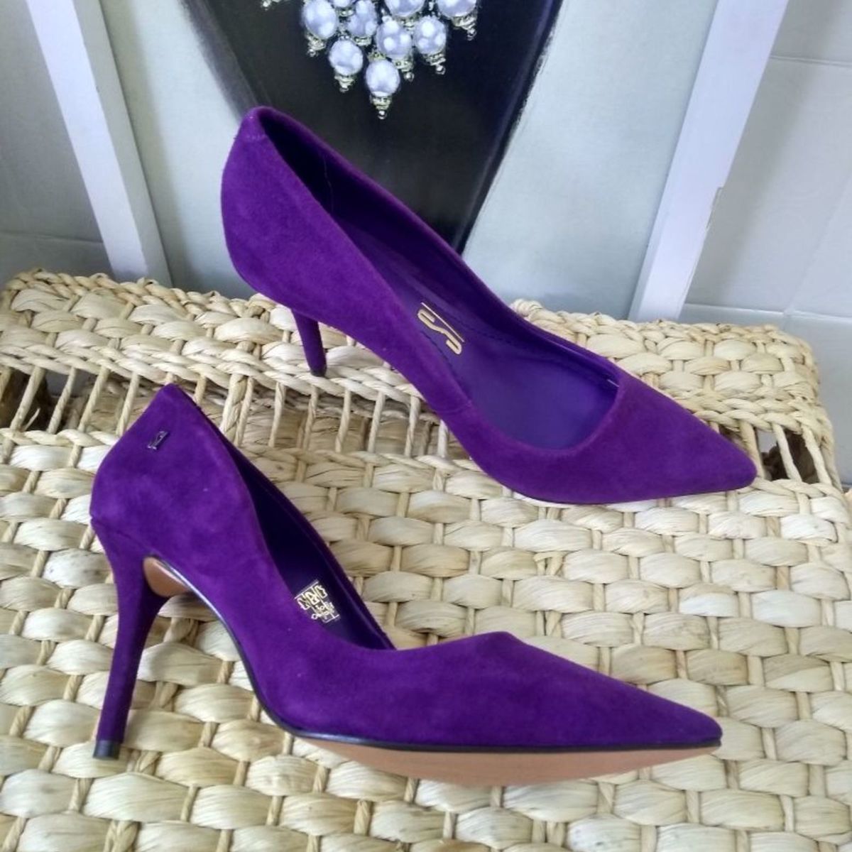 scarpin roxo santa lolla