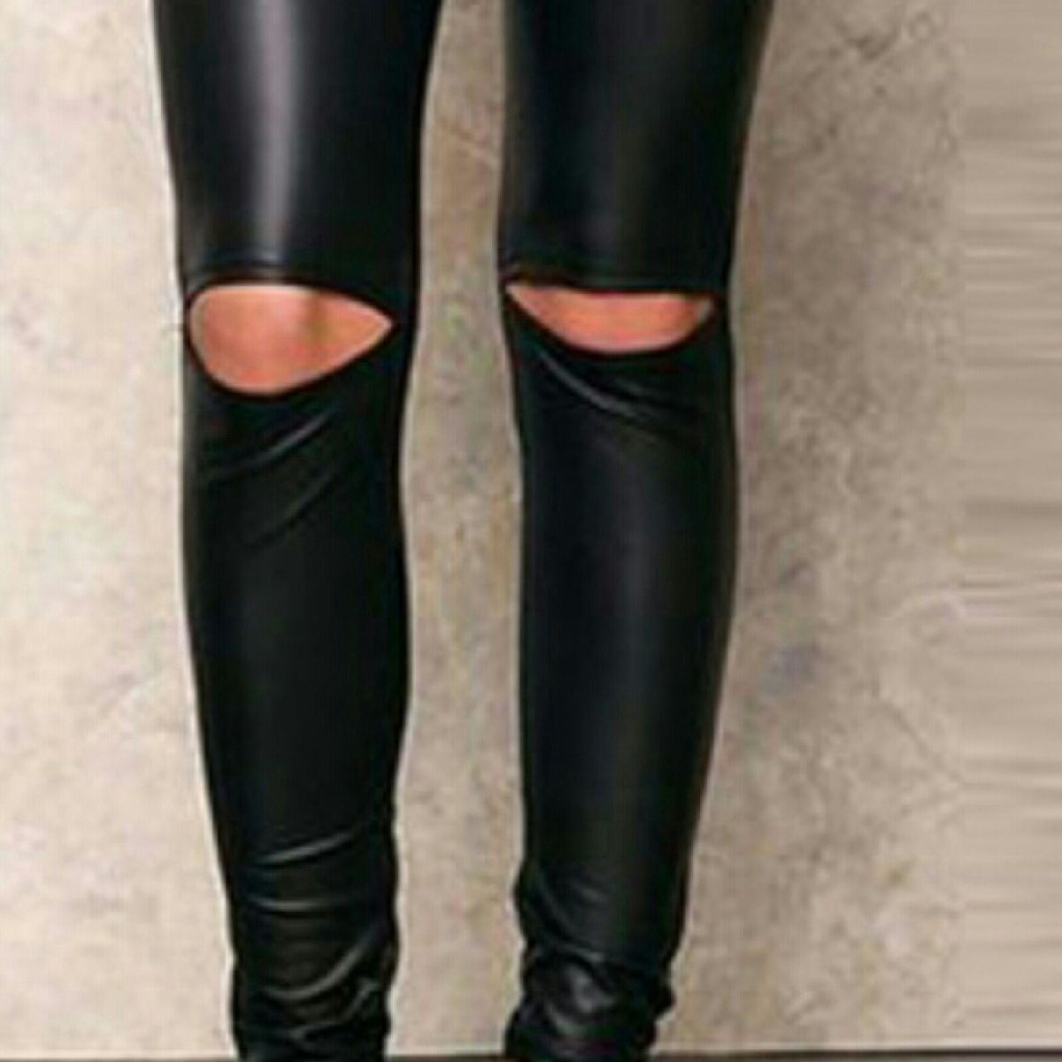 legging de couro marisa