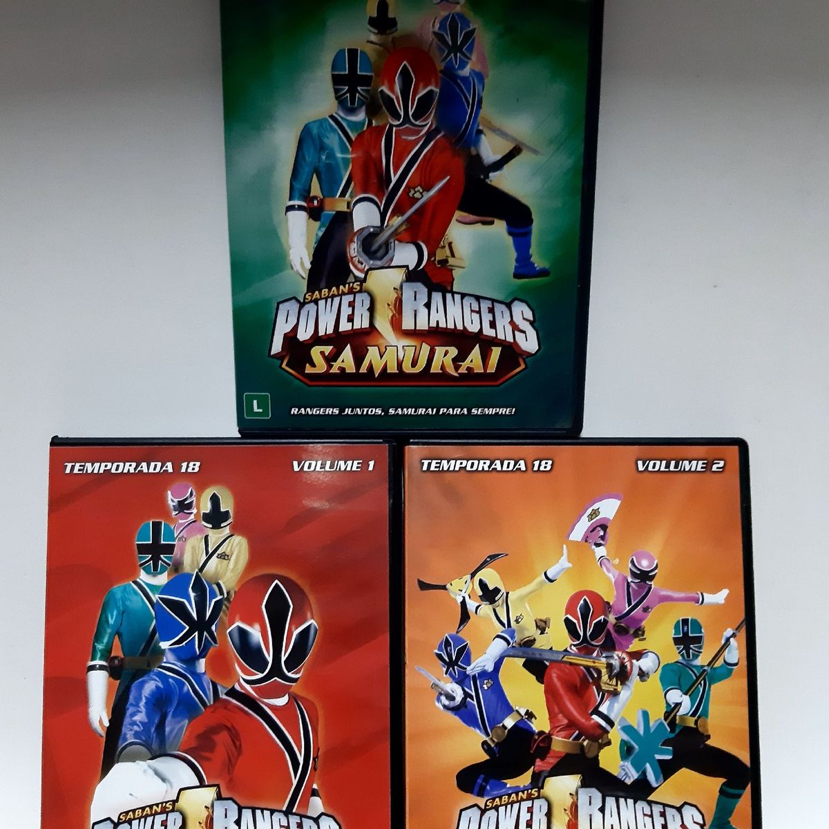 Coleção Dvd Power Rangers Samurai Temporada 18 | Buena Vista Usado