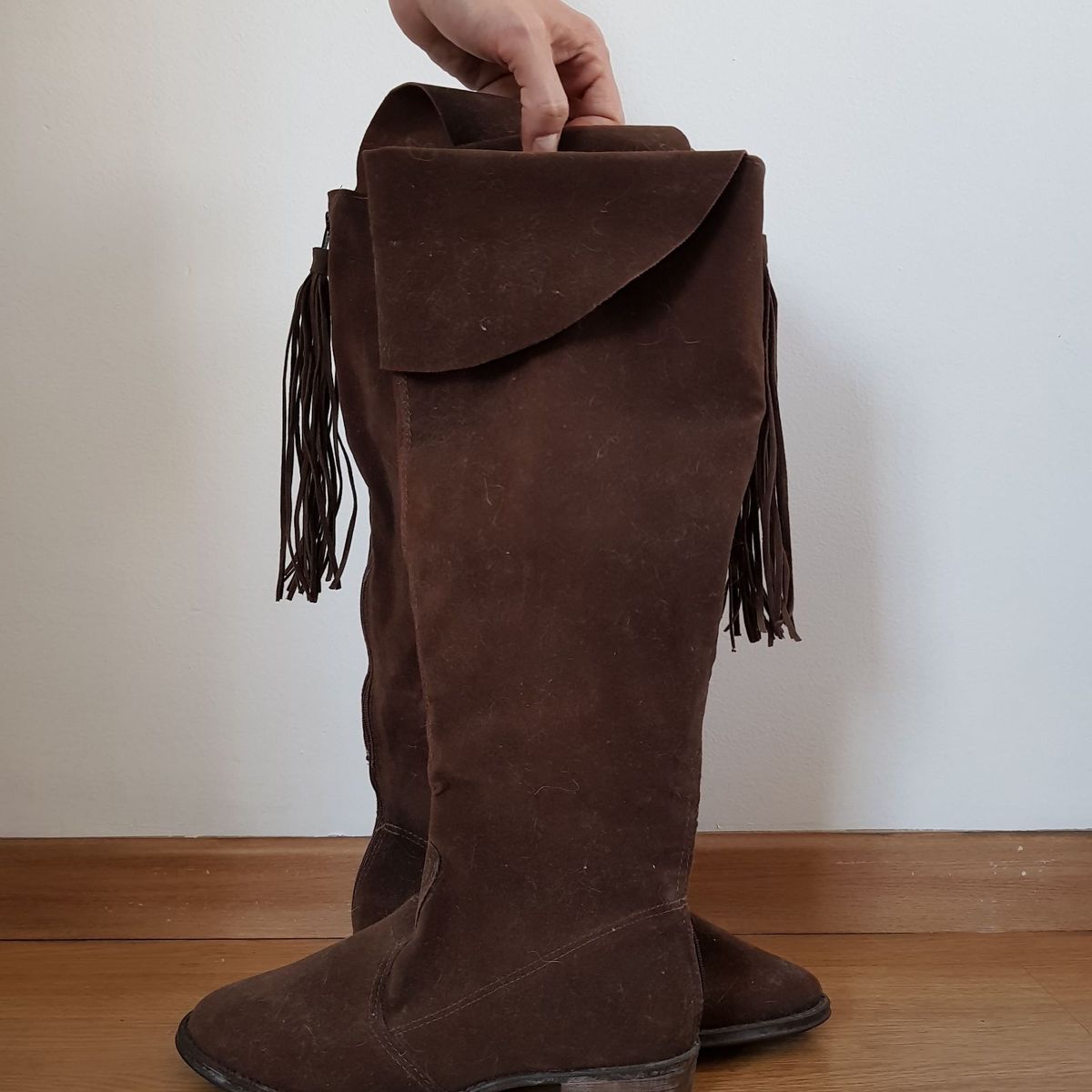 bota over beira rio camurça