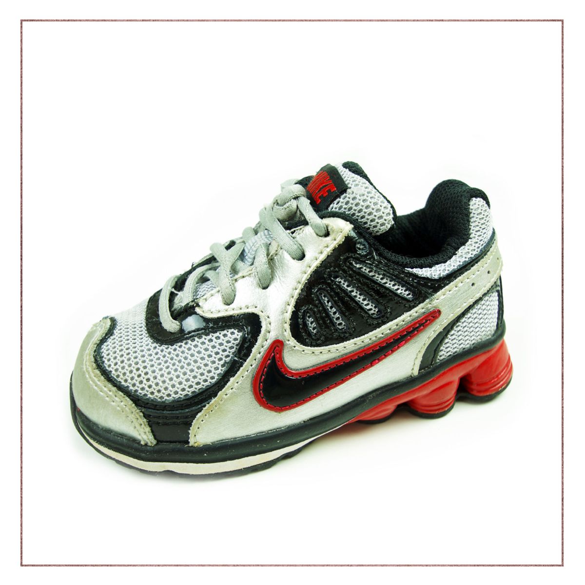 air max branco e rosa