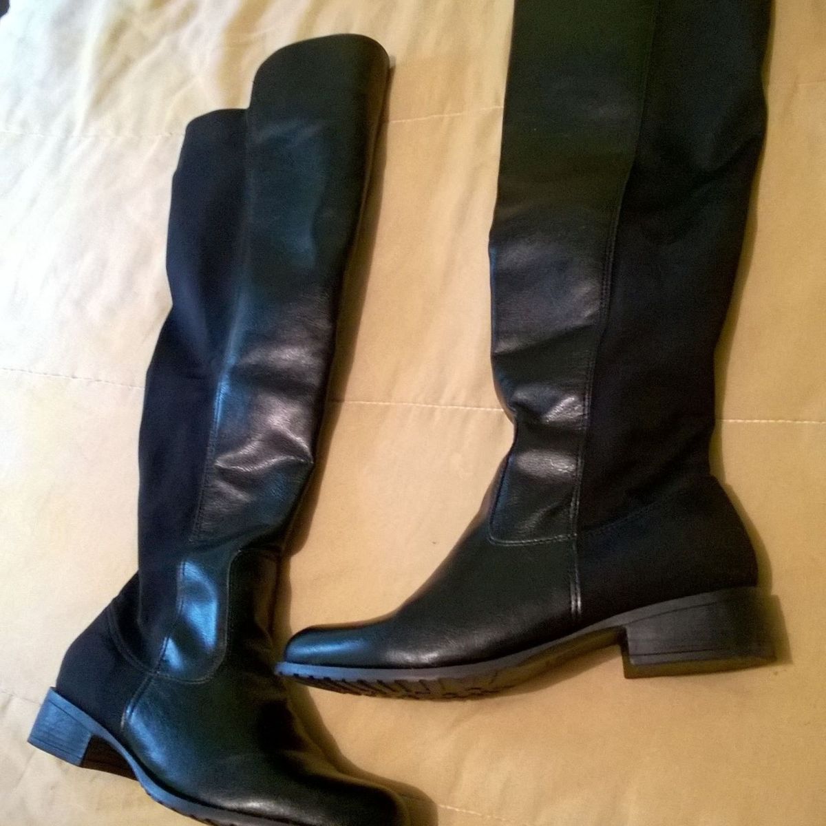 bota over the knee elastico