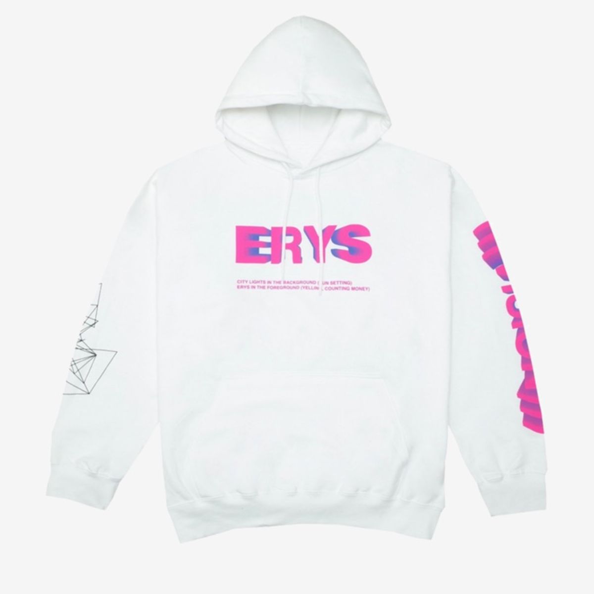 Erys 2025 white hoodie