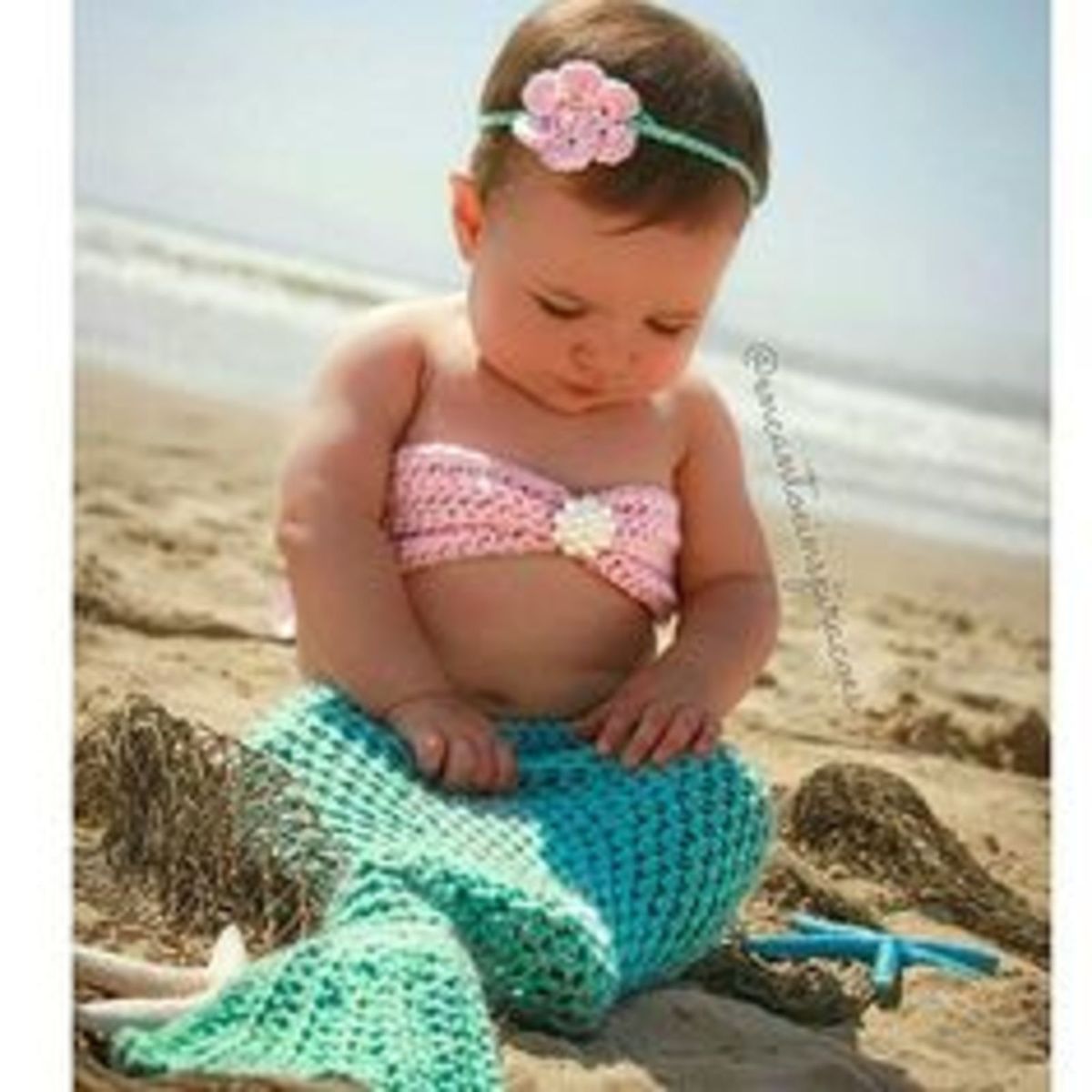 Fantasia Sereia Baby, Roupa Infantil para Menina Usado 38378059