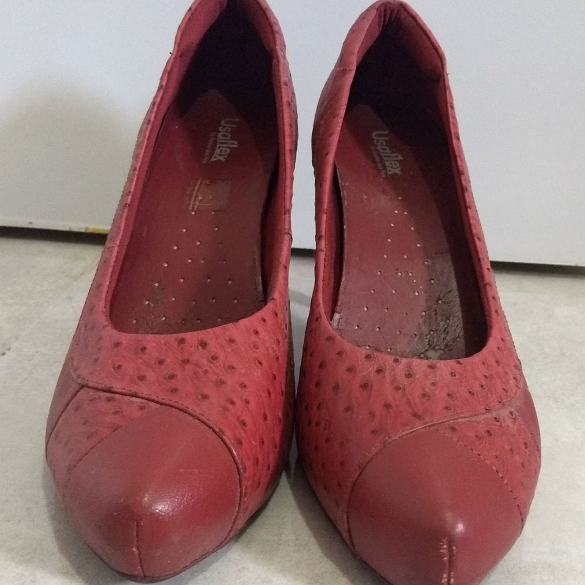 sapato fechado usaflex