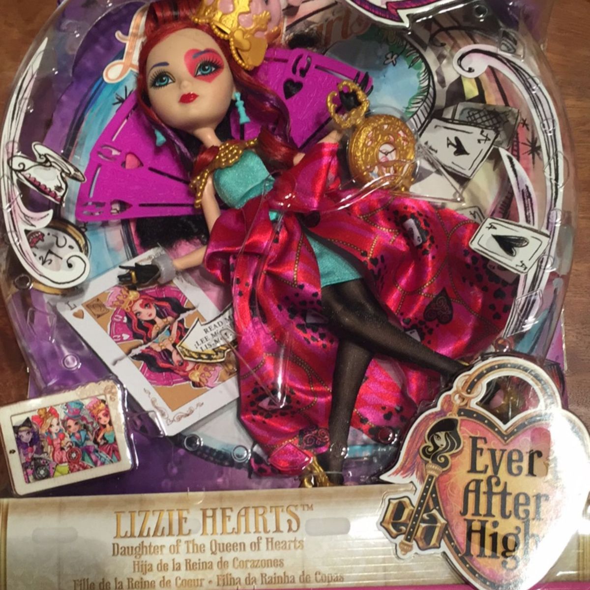 Boneca Ever After High Lizzie Hearts, Brinquedo Mattel Usado 44817524