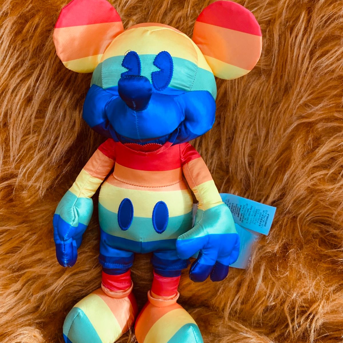 Mickey best sale rainbow plush