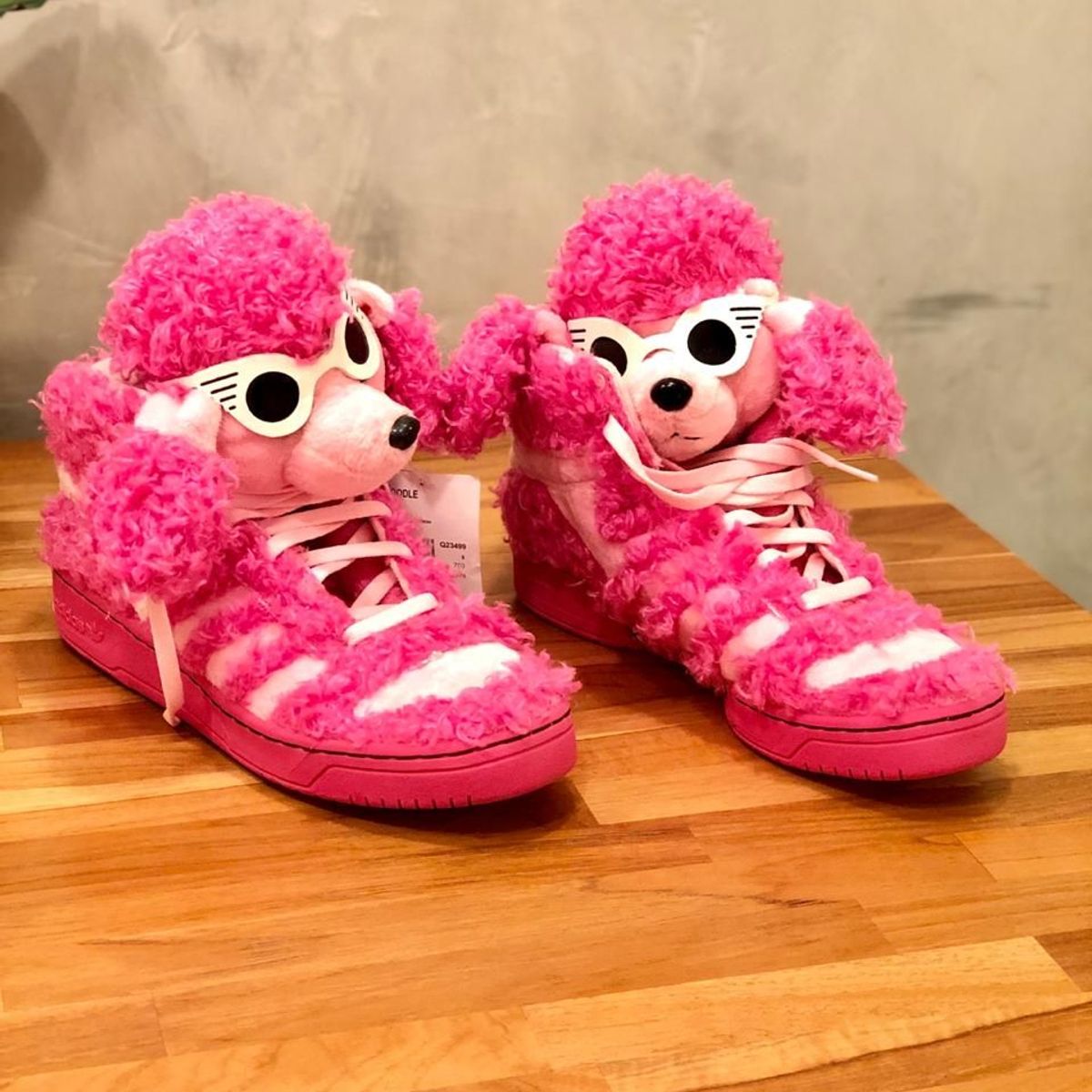 Adidas Jeremy Scott Plush Pink Poodle T nis Masculino Jeremy Scott Usado 35103809 enjoei