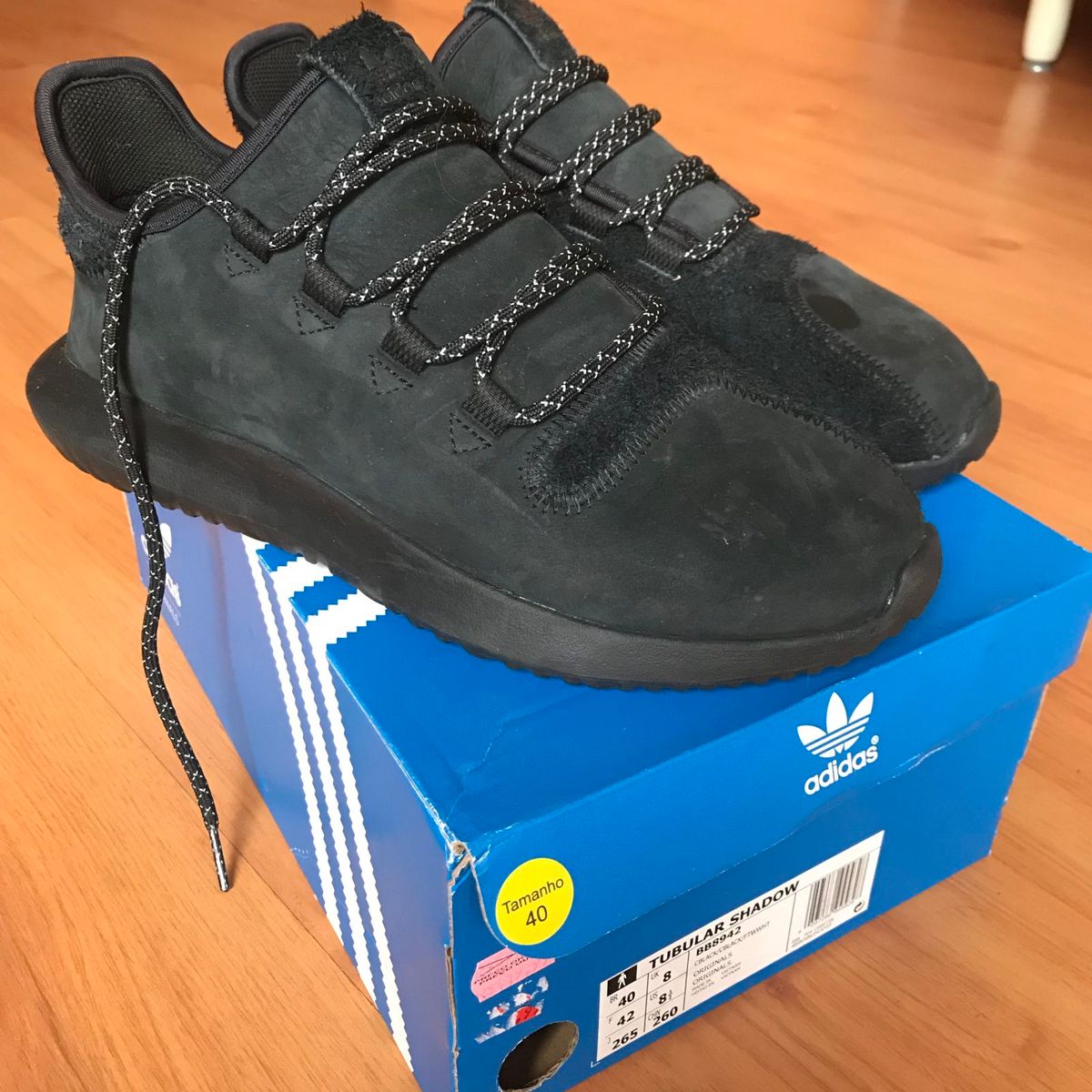 adidas tubular shadow preto