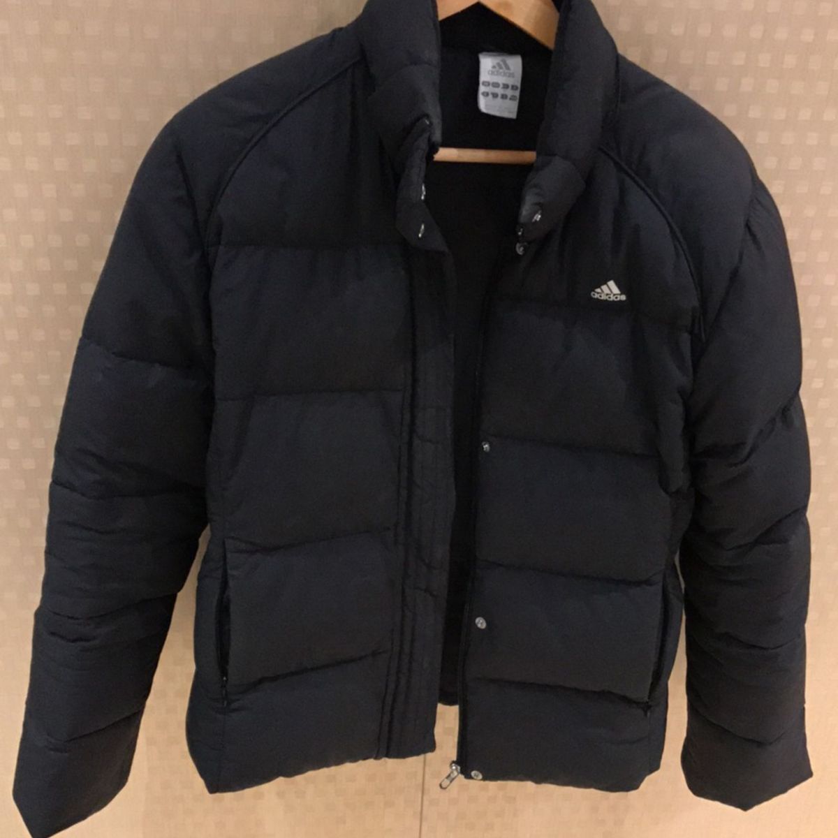 jaqueta adidas pluma de ganso