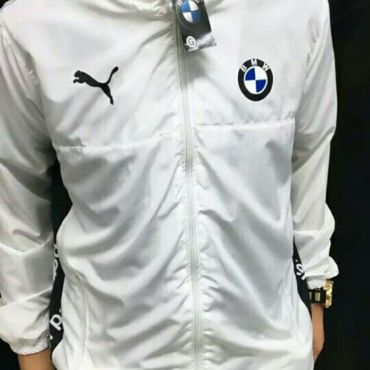 jaqueta puma bmw branca