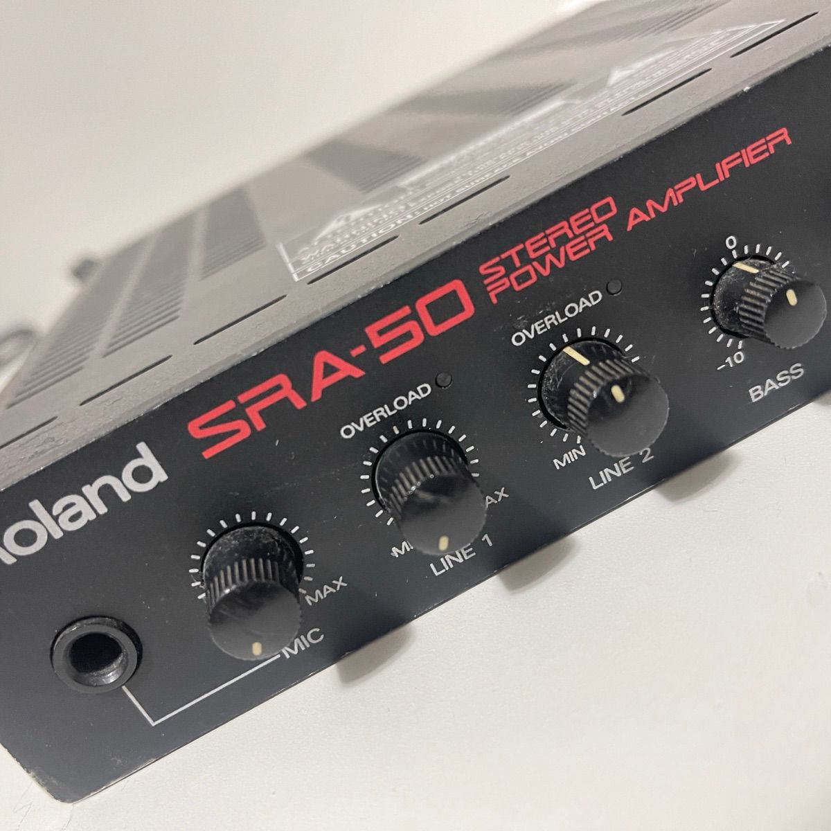 アンプ Roland mixing stereo amplifier SRA-5050A ミキシングアンプ