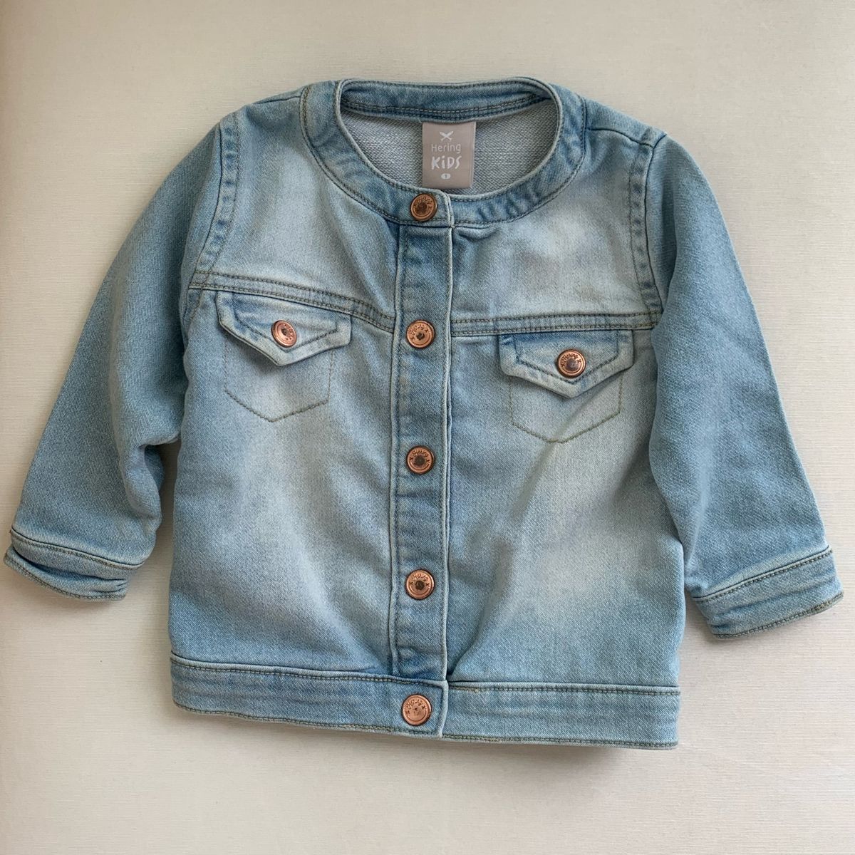 Jaqueta jeans hot sale infantil hering