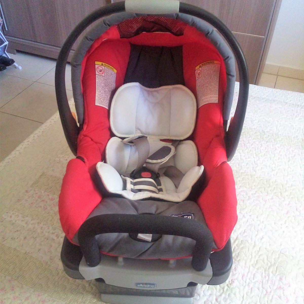 Bebe Conforto Key Fit Vermelho Chicco Carrinho De Bebe Chicco Usado Enjoei