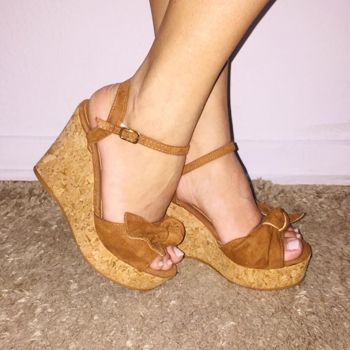 sandália plataforma marisa