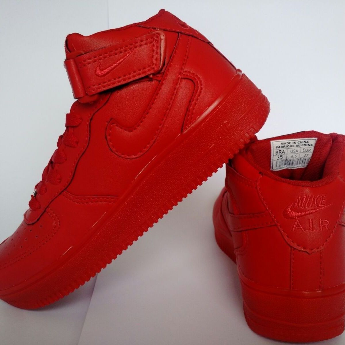 tenis nike vermelho botinha