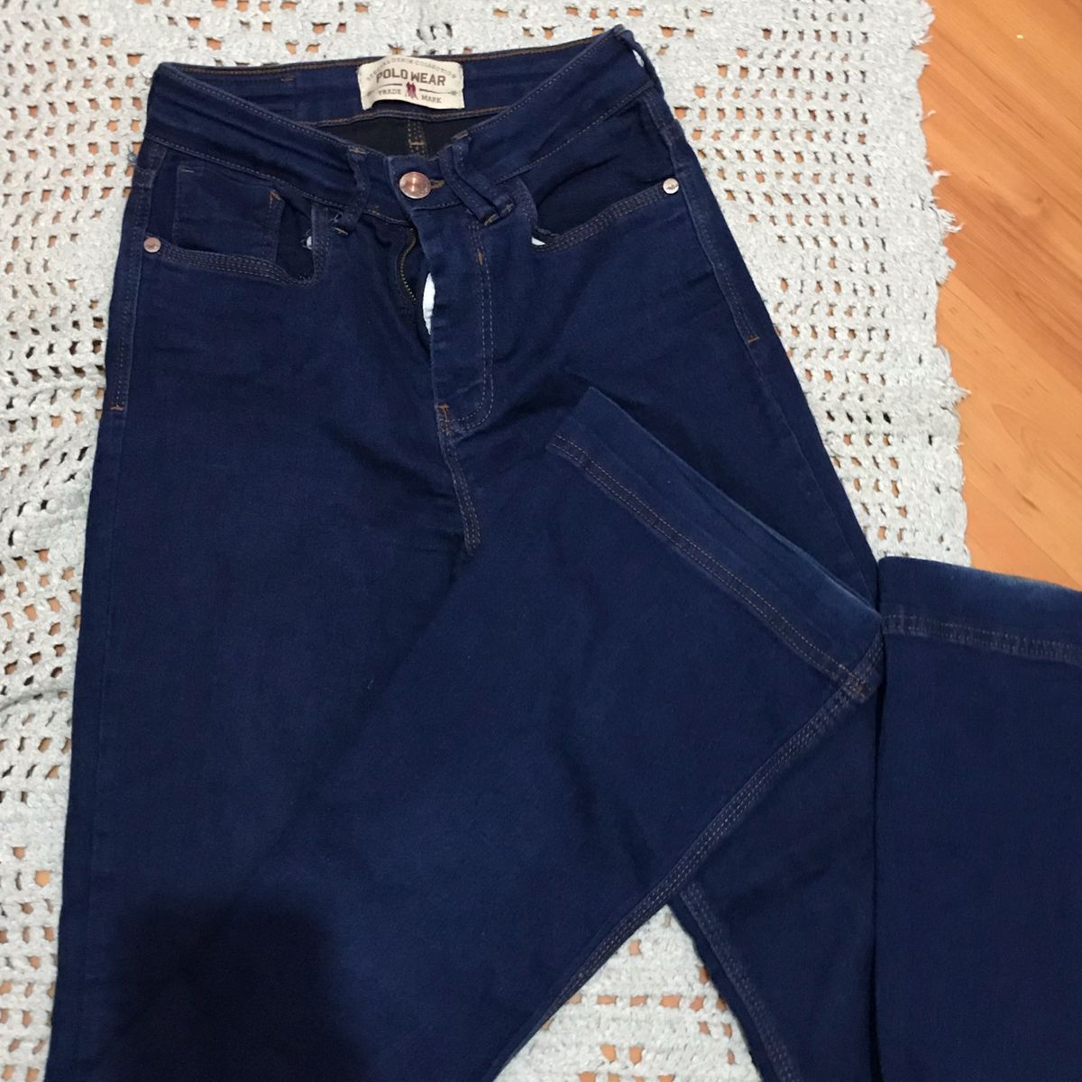 calça flare polo wear