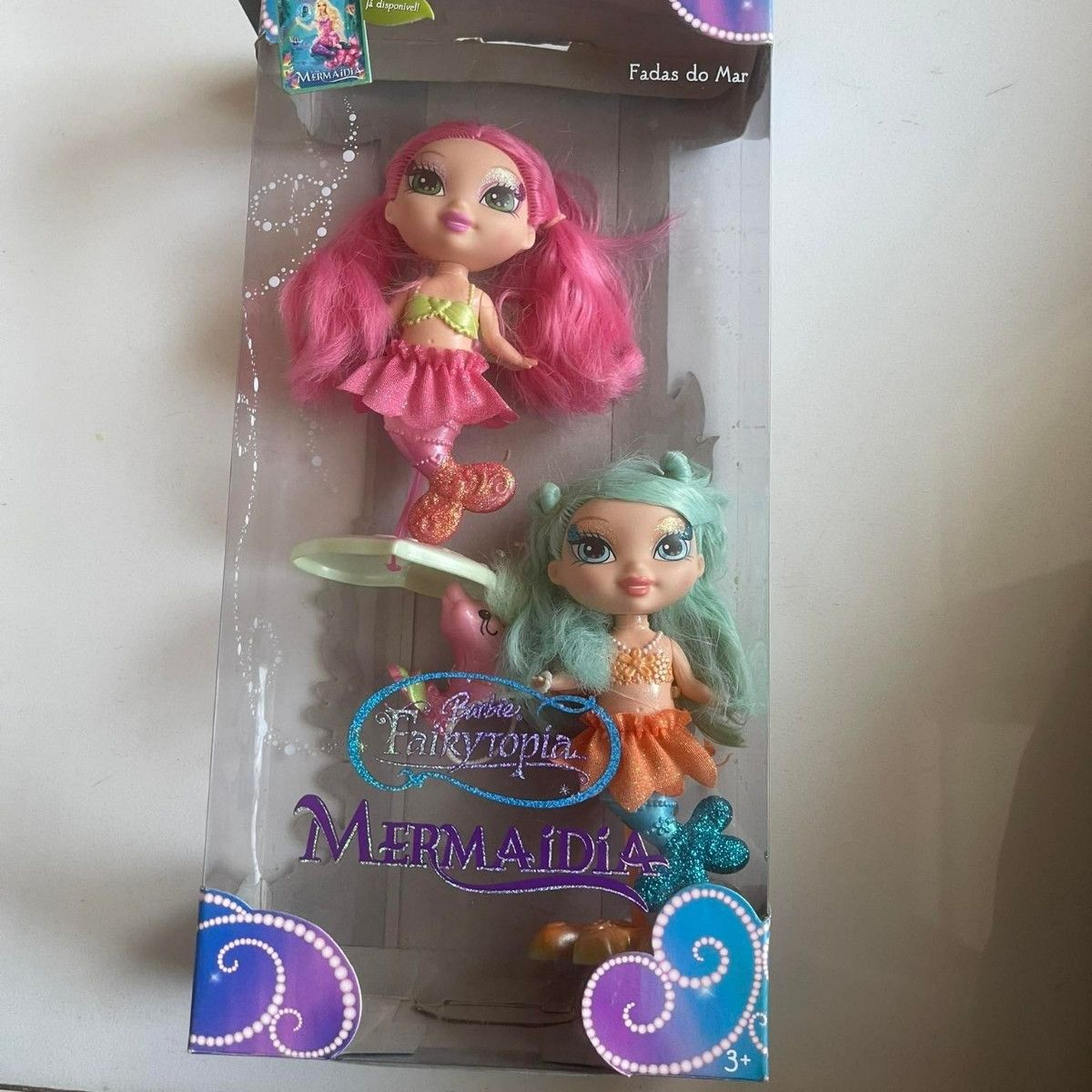 Barbie Fairytopia Mermaidia Fadas do Mar /Mermairies J0725/J0726  Brinquedo para Bebês Mattel Usado 74700251 enjoei