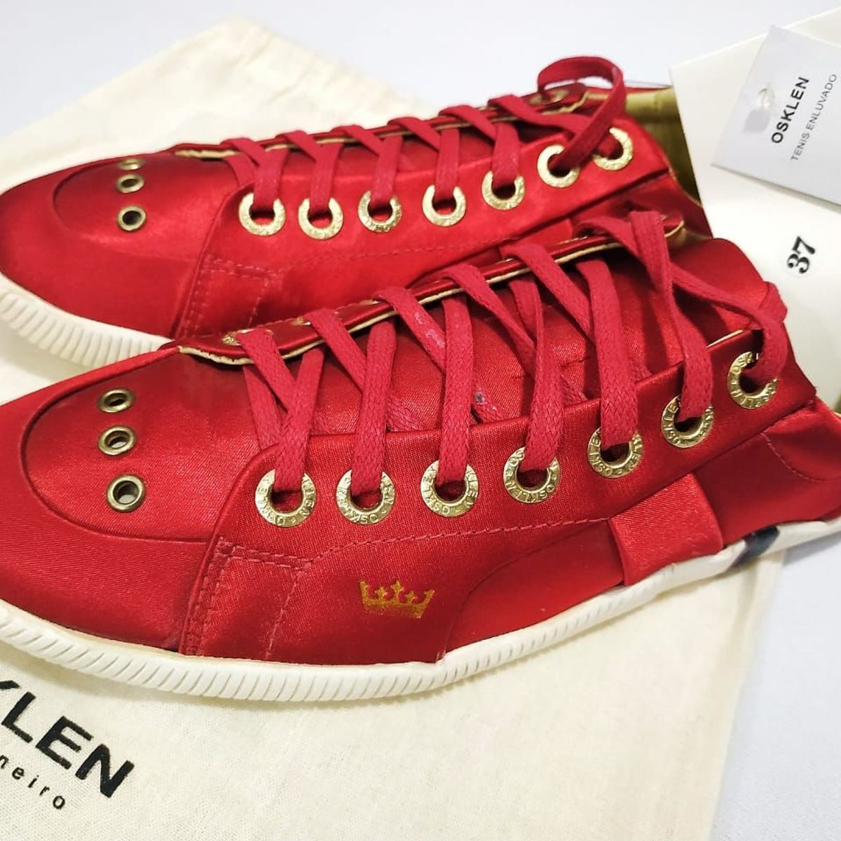 tenis osklen vermelho masculino