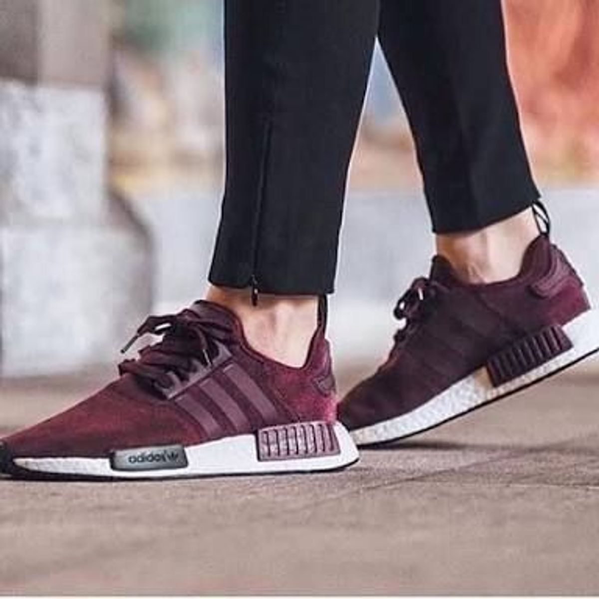 Adidas nmd shop feminino vinho