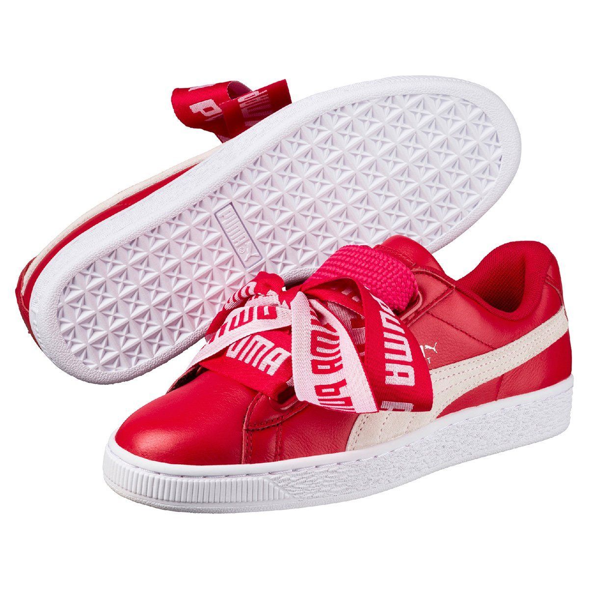 tenis puma feminino basket heart